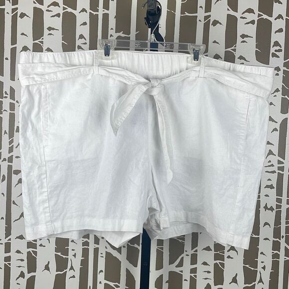 Eddie Bauer Linen Wave Break Tie Short NEW $50 XXL - Picture 1 of 6